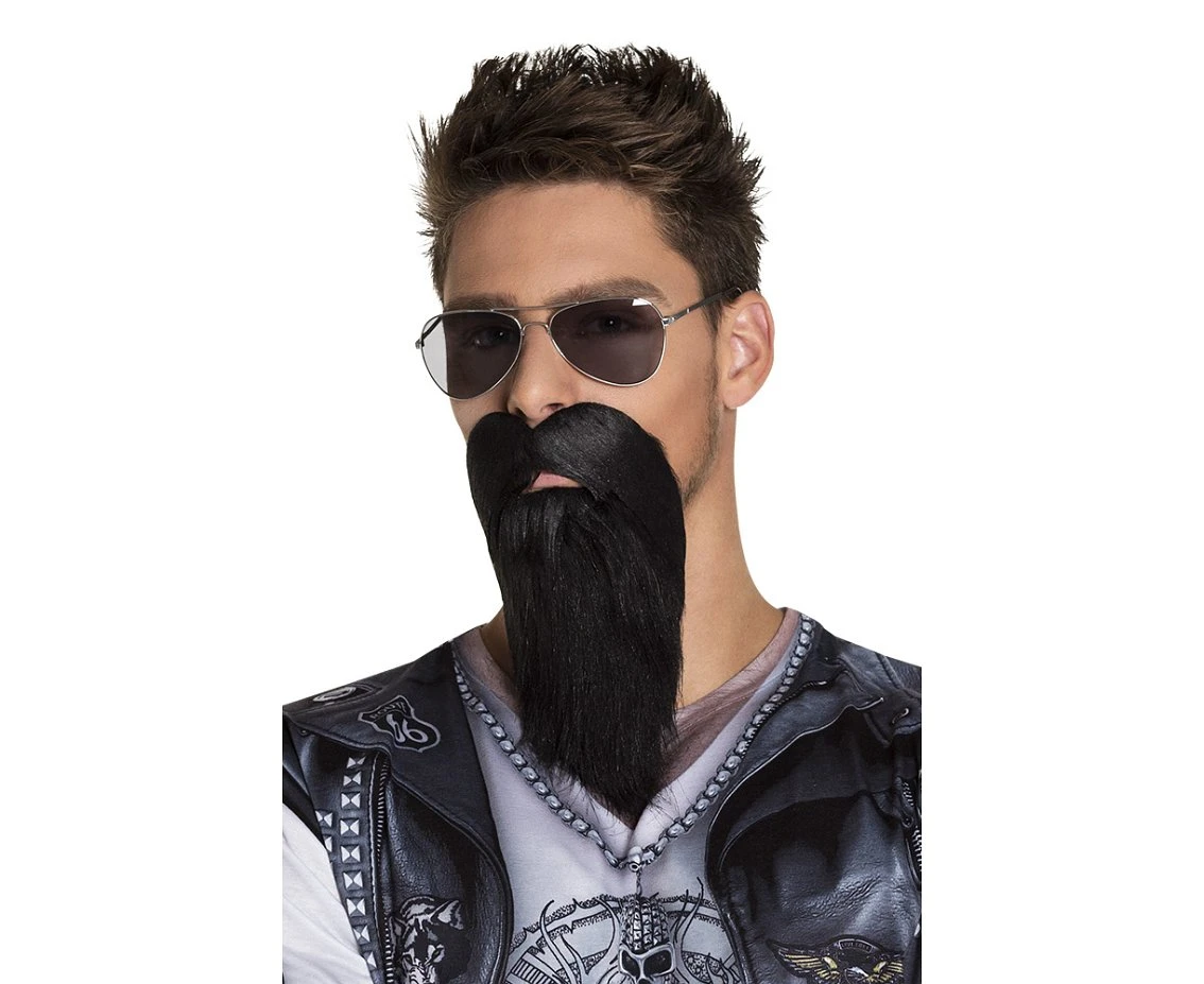 Biker beard