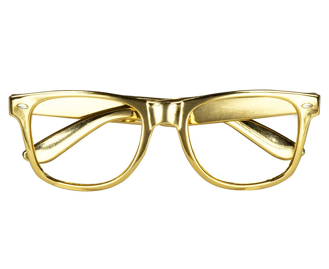 Party glasses, 3 pcs., gold