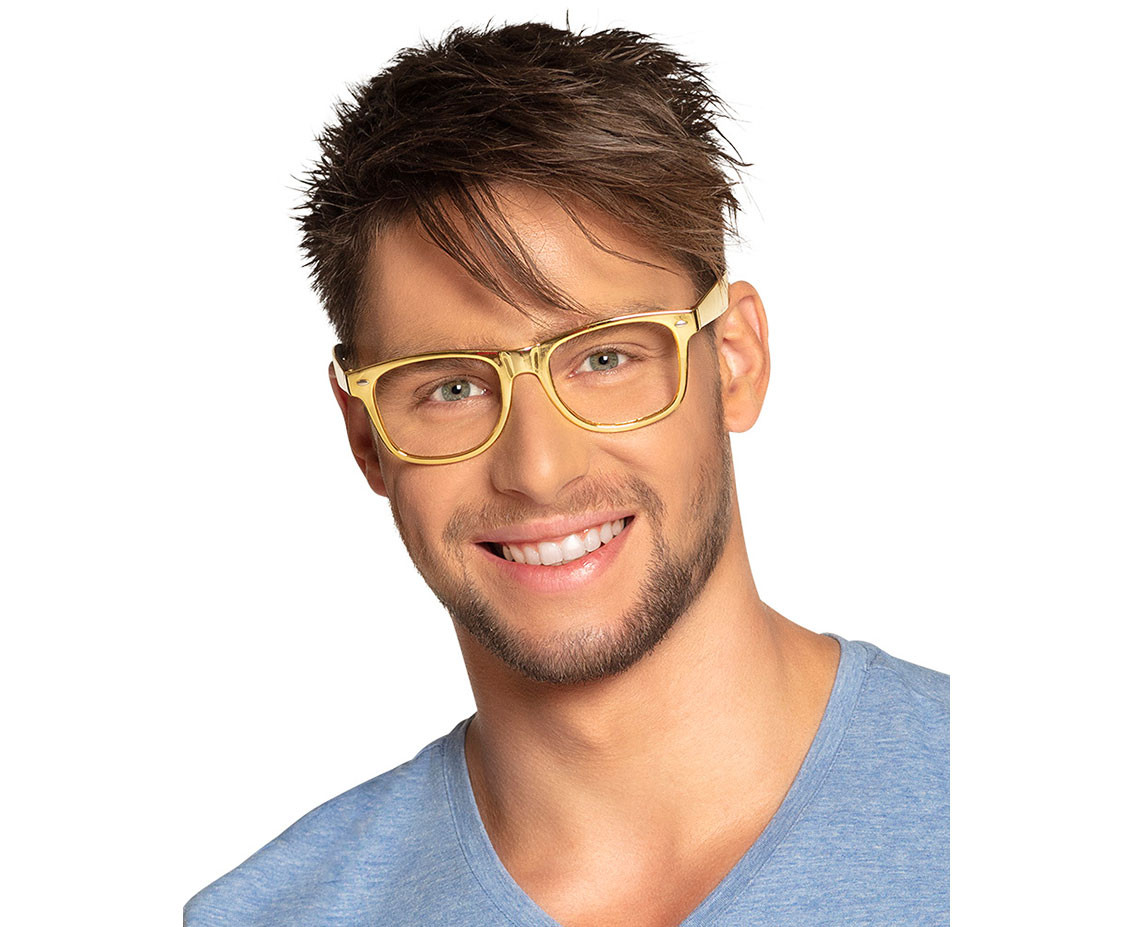 Party glasses, 3 pcs., gold