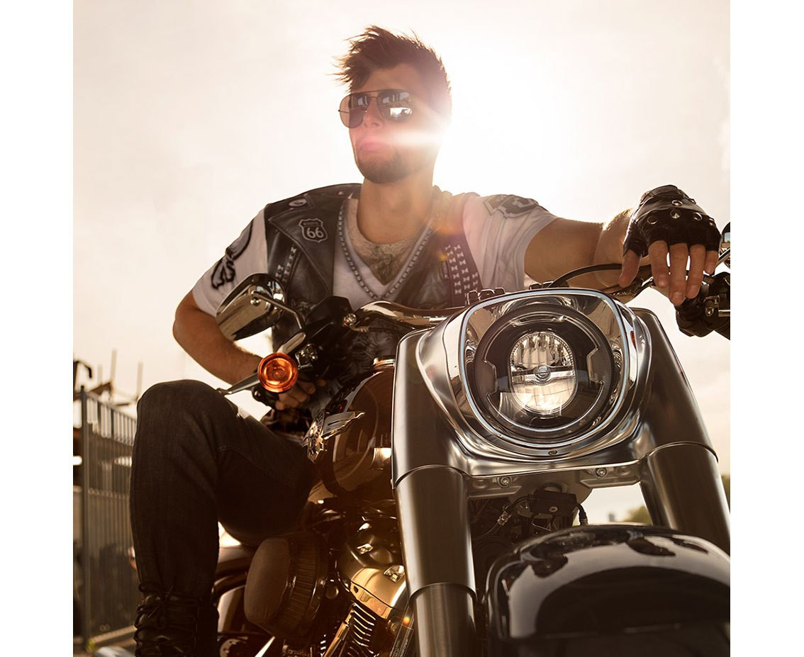 Biker gloves, short
