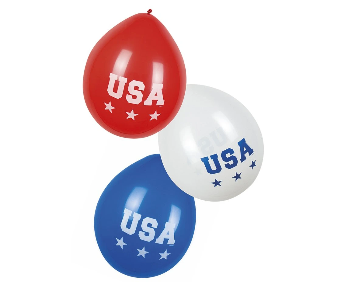 Balloons USA, 25 cm, 6 pcs
