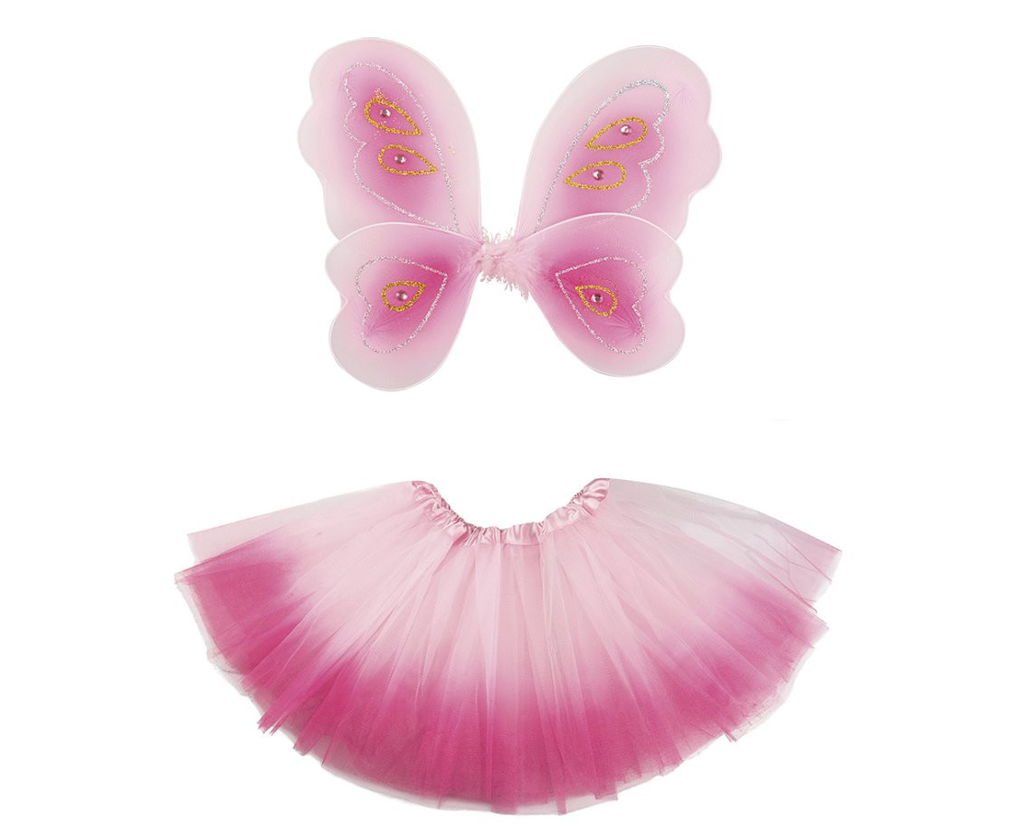 Role-play set Fair (wings, tutu skirt)
