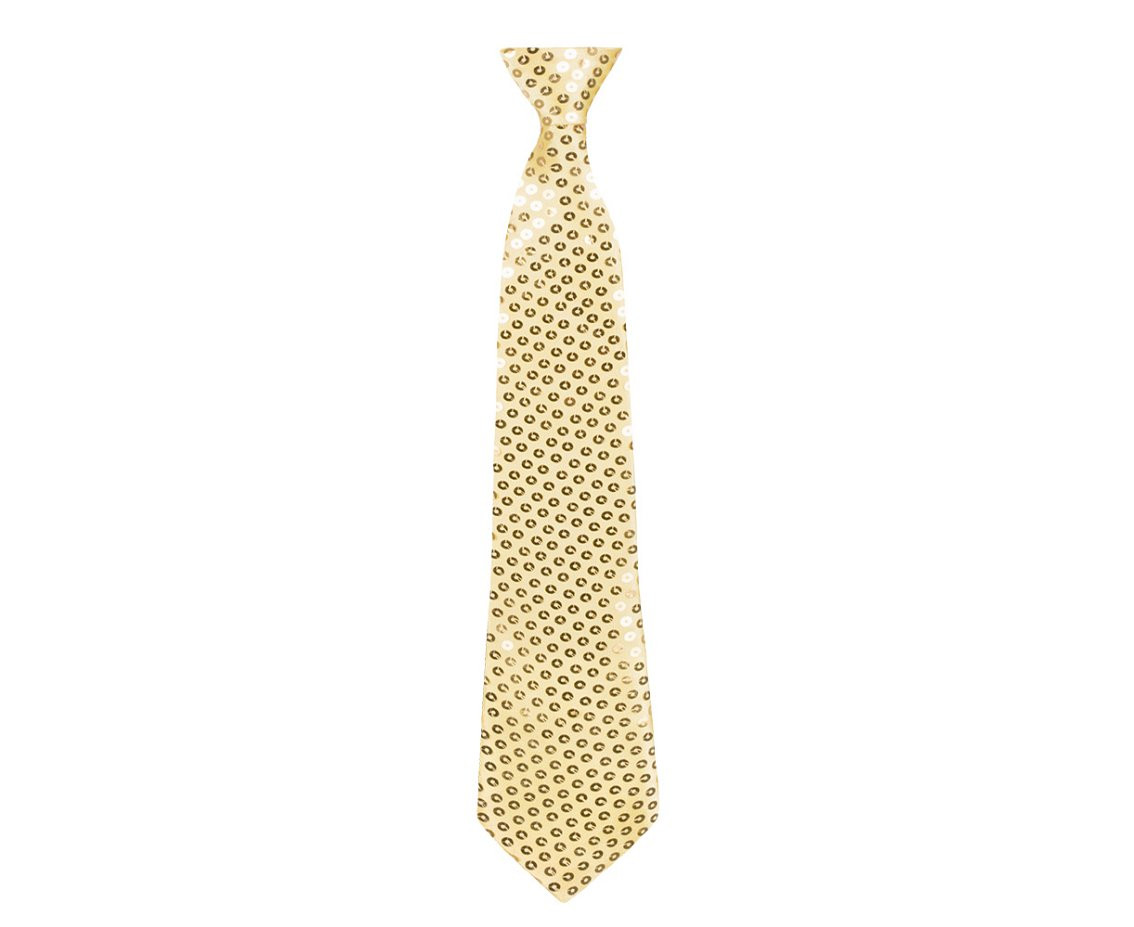 Tie, gold, 40 cm