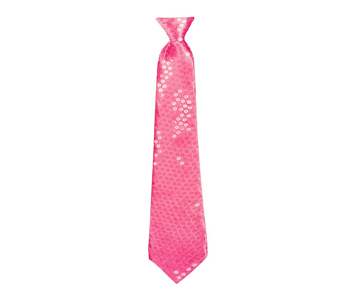 Tie, pink, 40 cm EOL