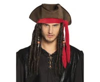 Pirate Jack hat (with hair)
