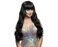 Oceana Wig, black, wavy hair