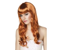 Elegant Girl wig, copper colour