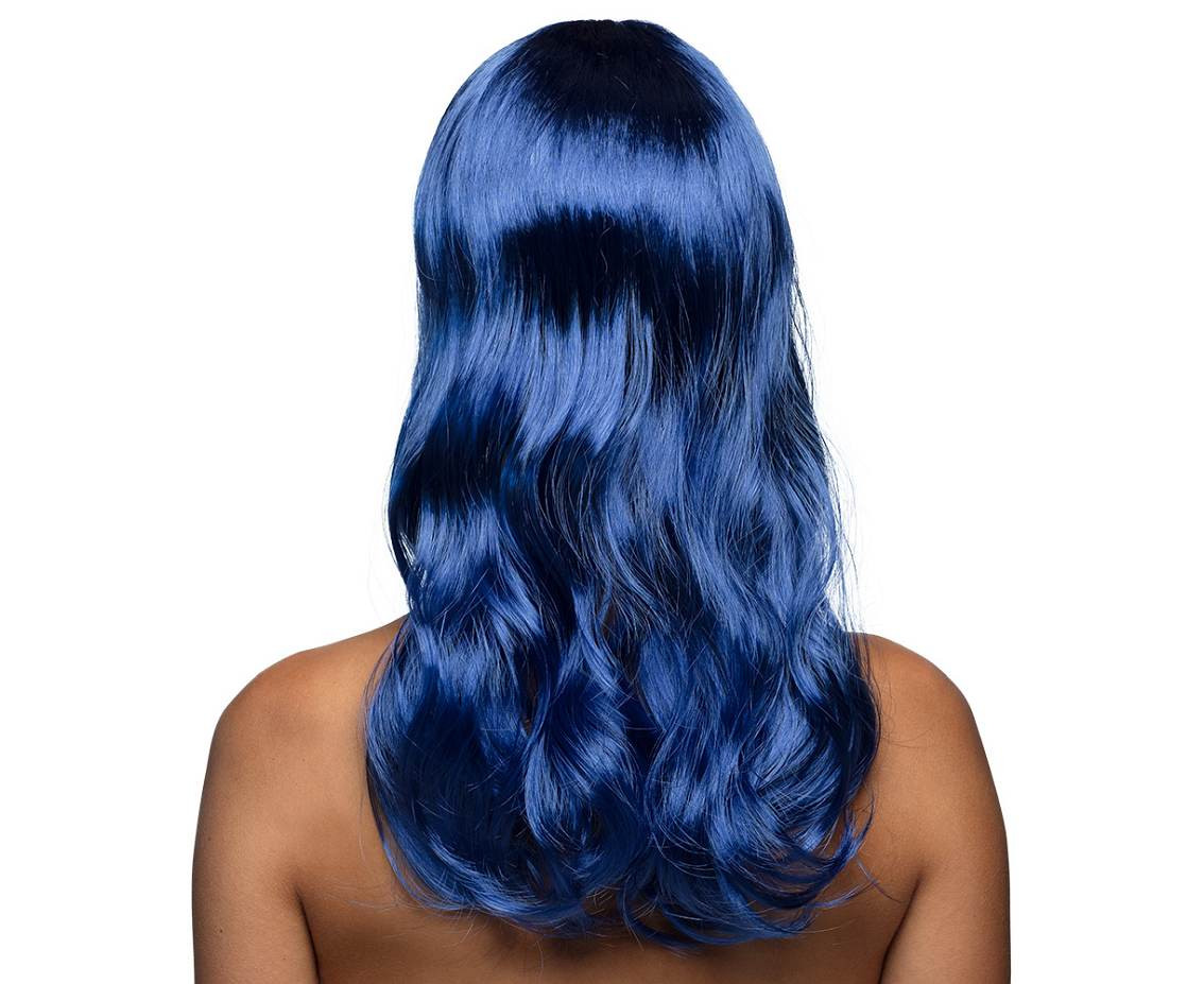 Elegant Girl wig, blue