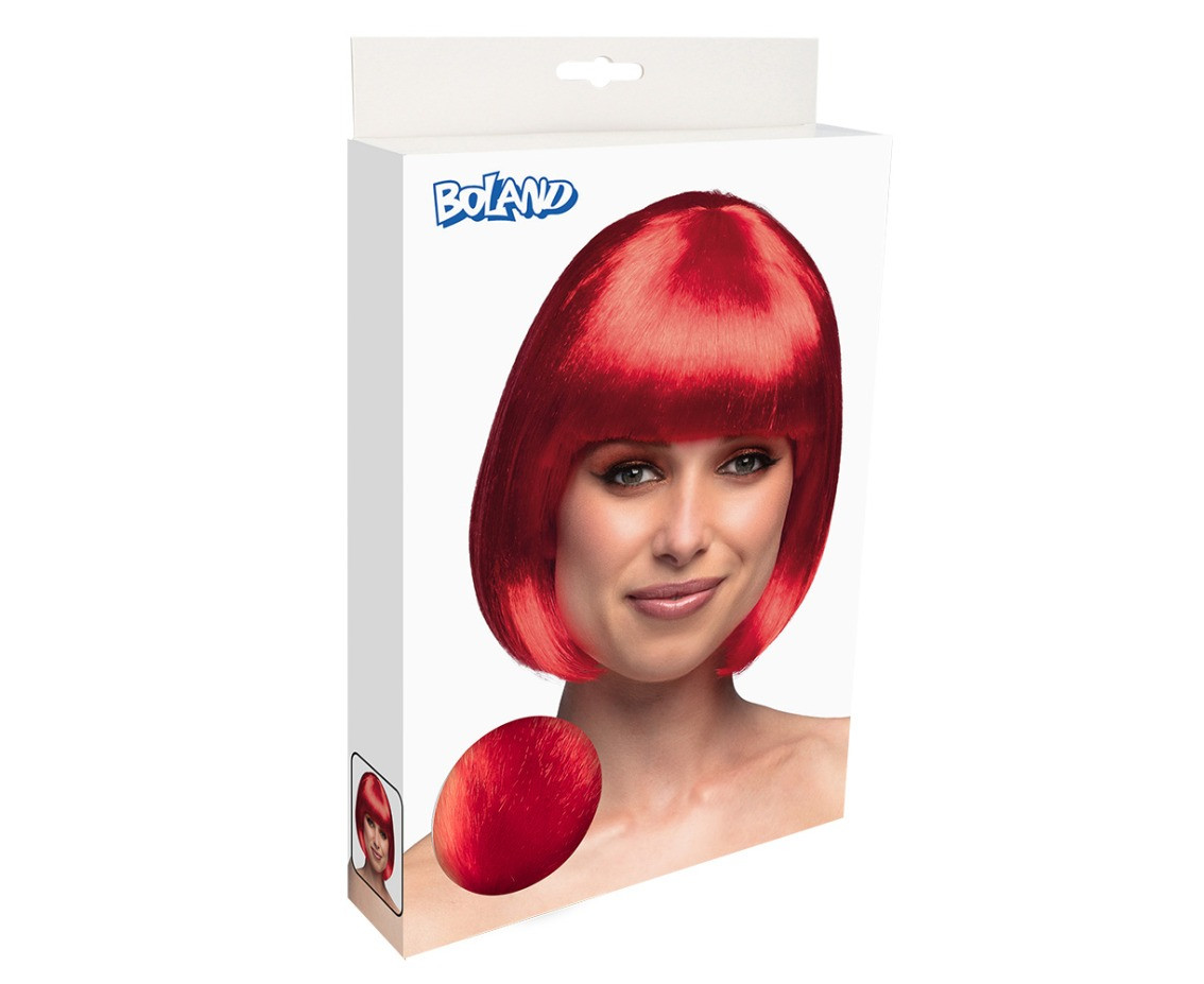 Cabaret Wig, red