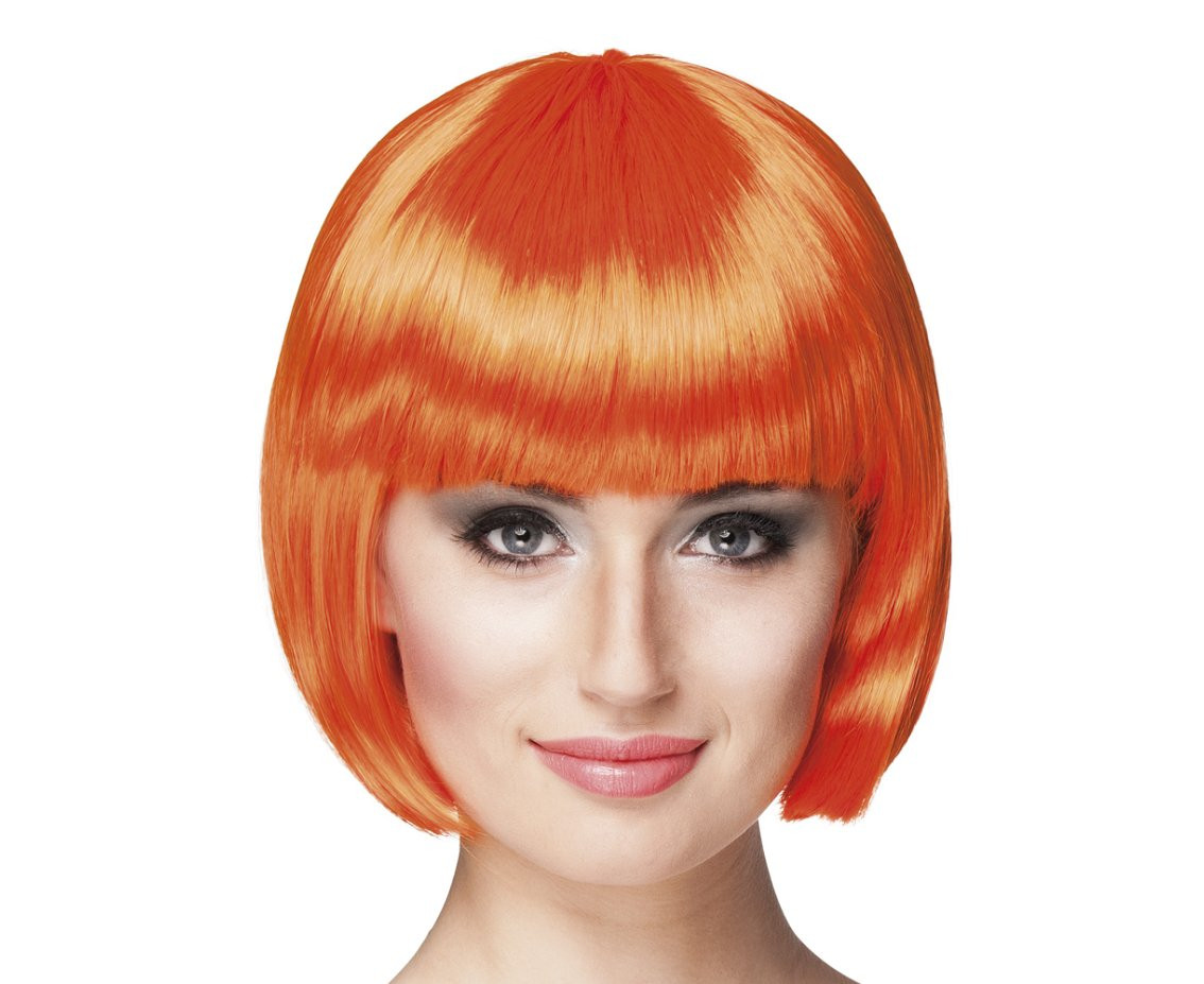 Cabaret Wig, orange