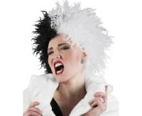 Ivy Wig,curly black-white hair