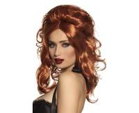 Lilly Rose Wig, wavy copper hair