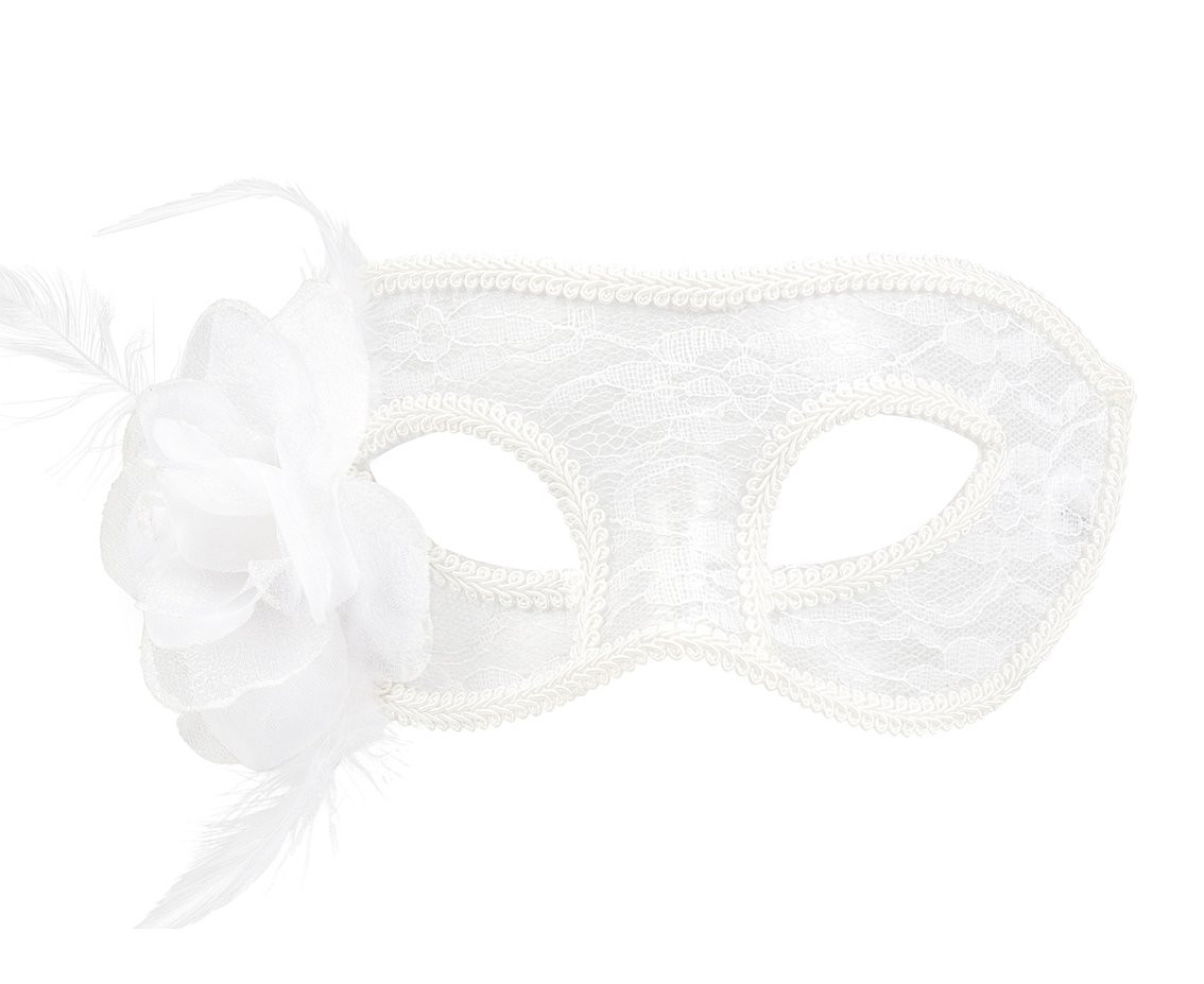 Lace mask Mystique, white