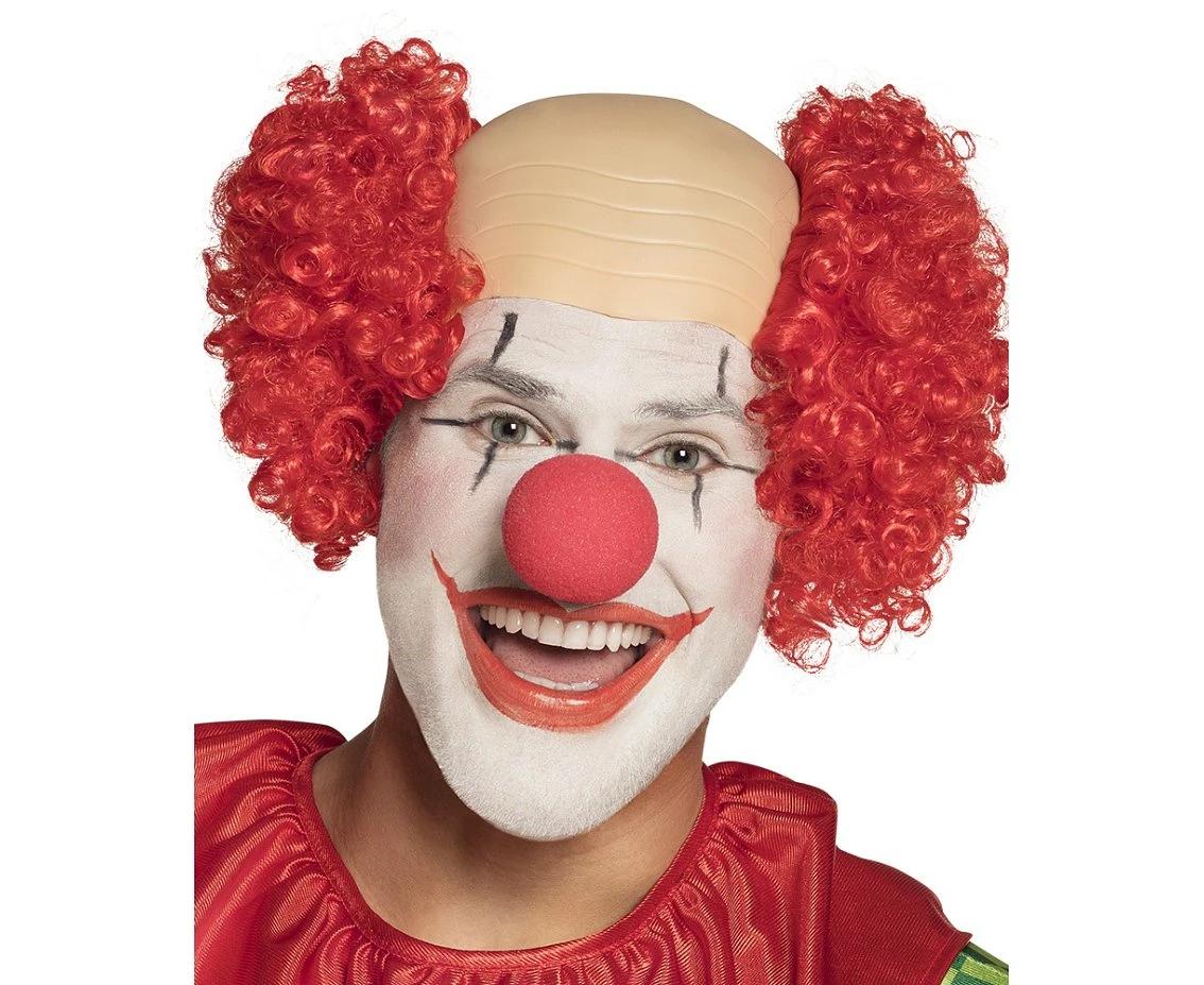 Wig Clown, red