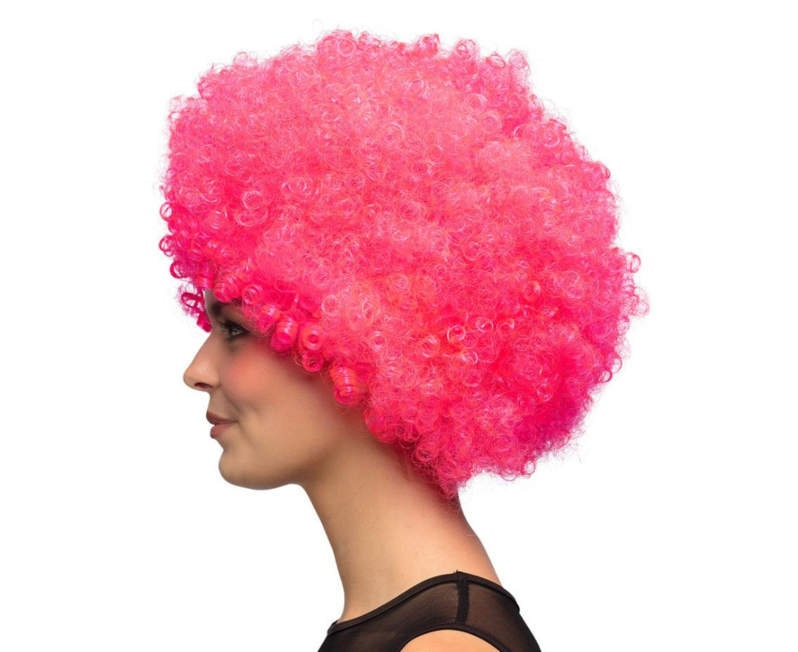 Afro Wig, pink