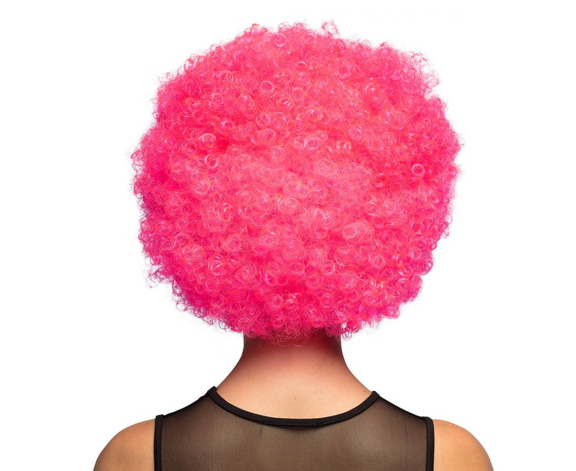 Afro Wig, pink