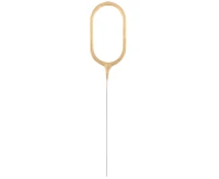 Sparklers Number "0", gold