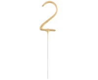 Sparklers Number "2", gold