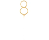 Sparklers Number "8", gold