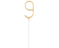 Sparklers Number "9", gold