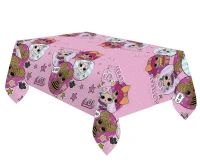 Plastic table cover LOL Glitterati, size 120x180 cm