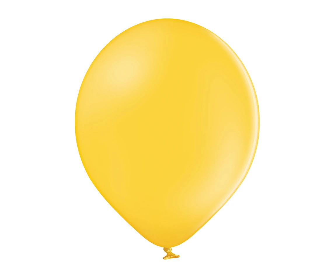 Balloons Belbal 10,5", B85-117, pastel bright yellow,  100pcs EOL