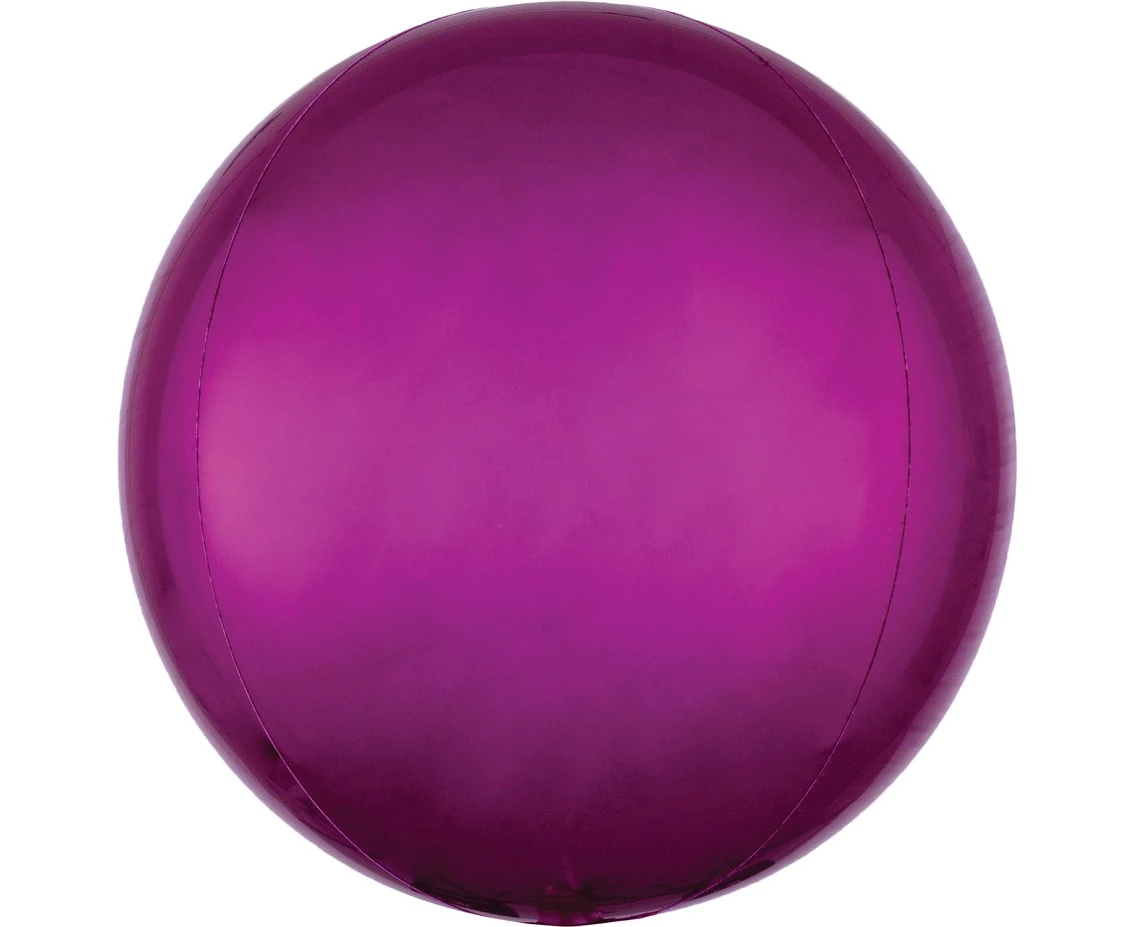 Foil balloon ORBZ - Pink ball, 38x40 cm EOL