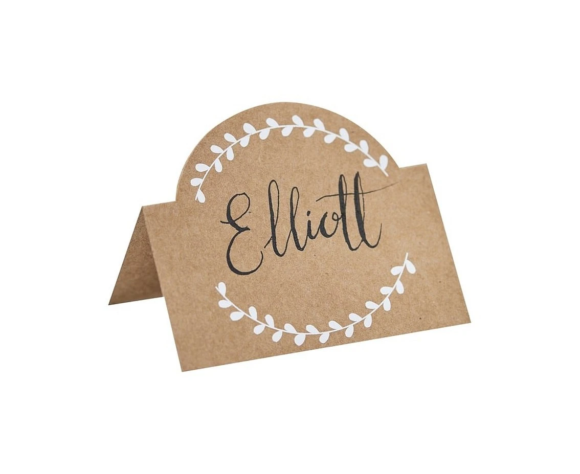 Place card Rustic Country, 10 pcs