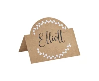 Place card Rustic Country, 10 pcs