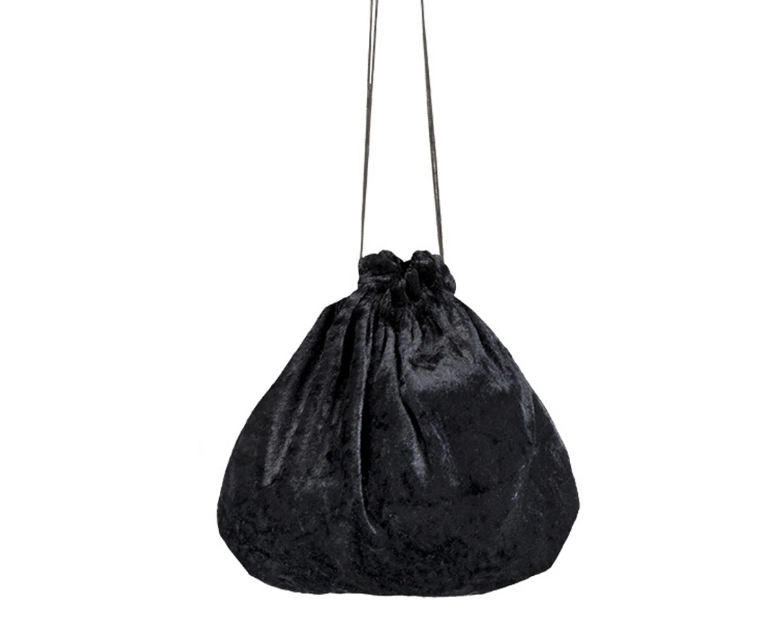 Pouch witch, 24x25 cm, black