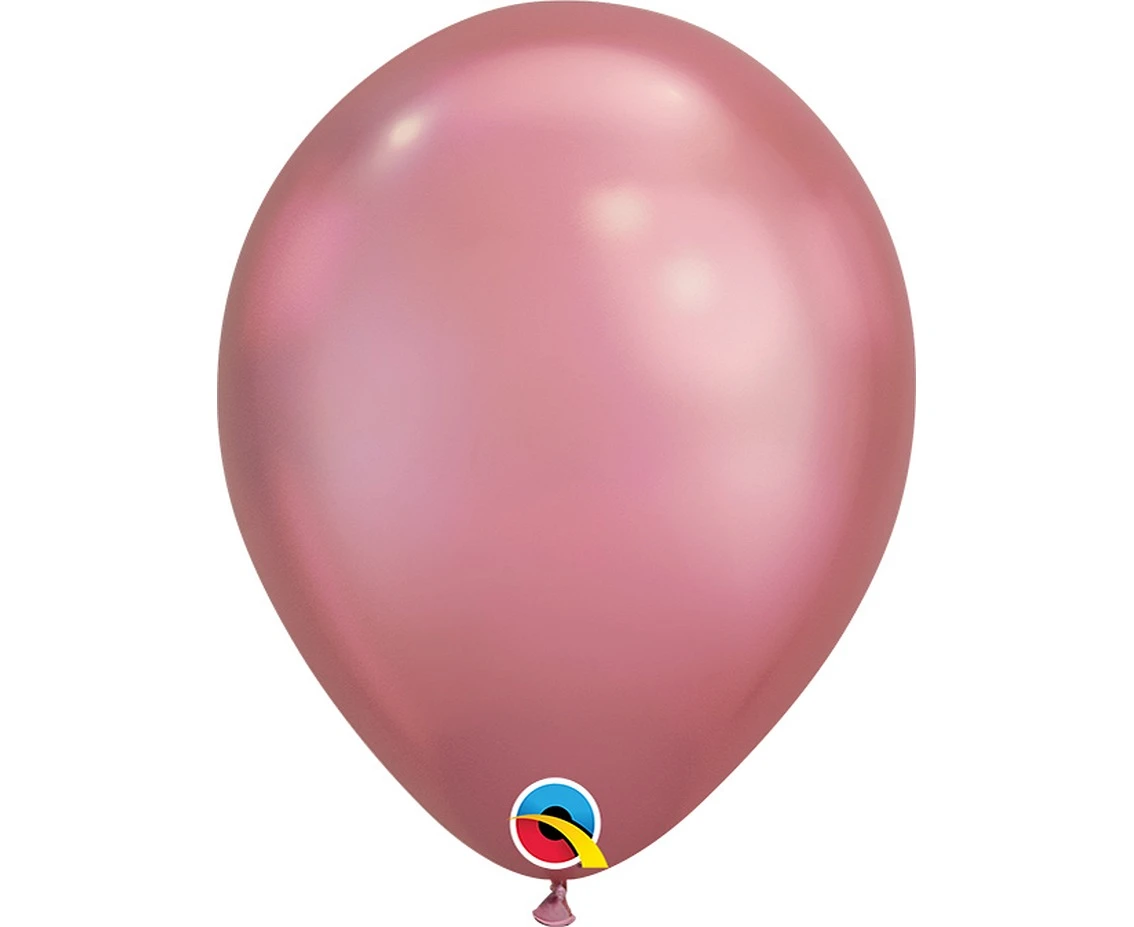 Balloons Anagram 7", QL pink-violet chrome, 100pcs EOL
