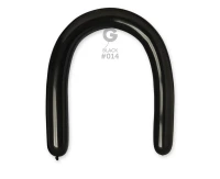 Balloons Gemar, modelling balloon type 350, black, 100pcs