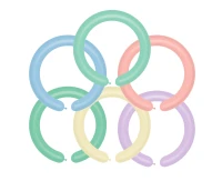 Balloons Gemar, modelling balloon, macaron mix, 100pcs