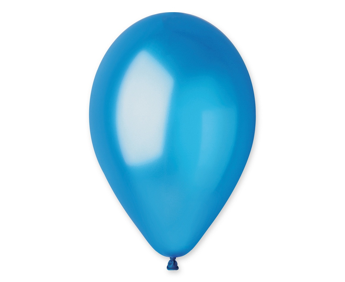 Balloons Gemar 13", metallic blue, 50pcs EOL