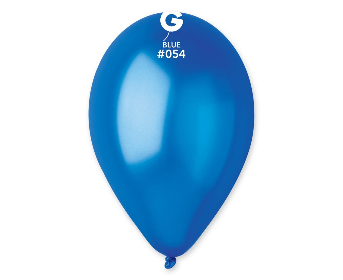 Balloons Gemar 13", metallic ocean blue, 50pcs