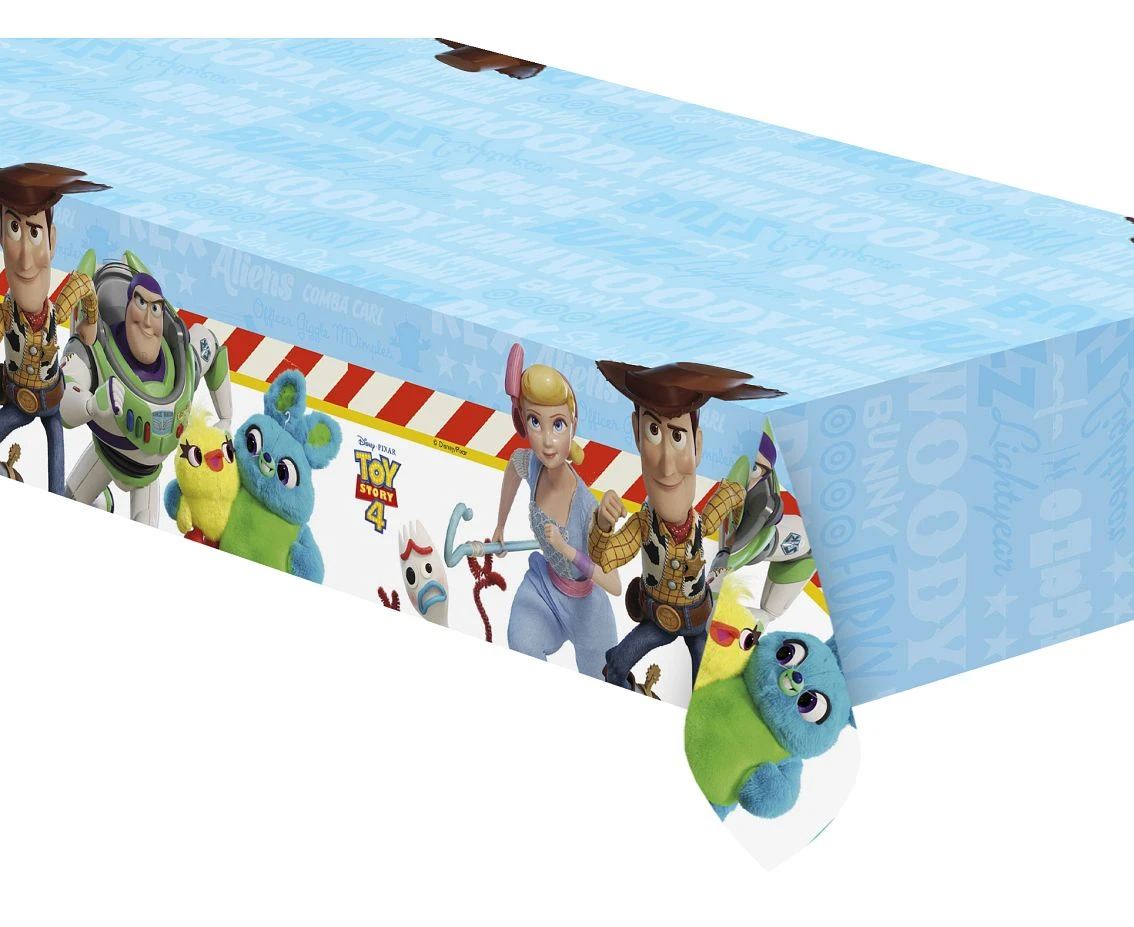 Plastic table cover Toy Story 4, 120x180 cm EOL