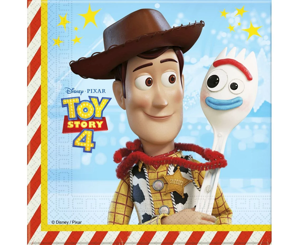 Paper napkins Toy Story 4, 33x33 cm, 20 pcs EOL
