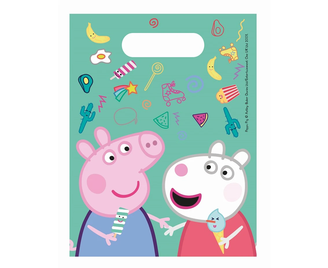 Party bags Peppa Pig, 6 pcs EOL