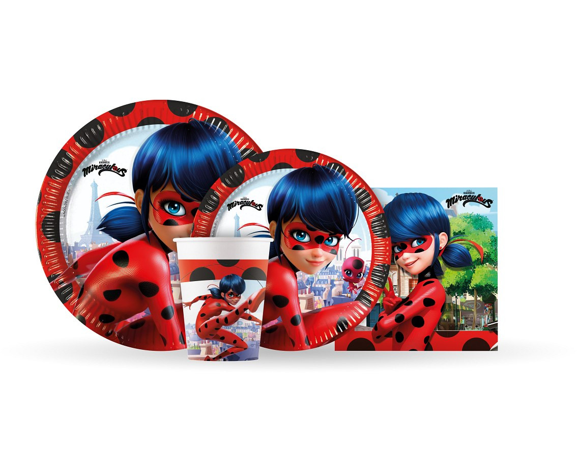 Paper napkins Miraculous Zag, 33x33 cm, 20 pcs