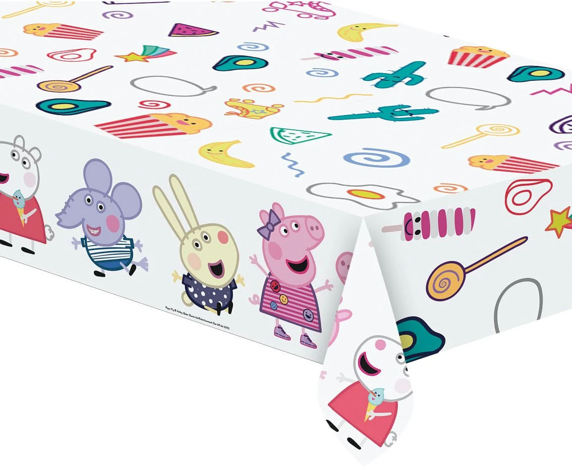 Plastic table cover Peppa Pig, 120x180 cm EOL