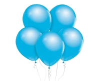 Balloons B&C 12", metallic light blue, 50pcs