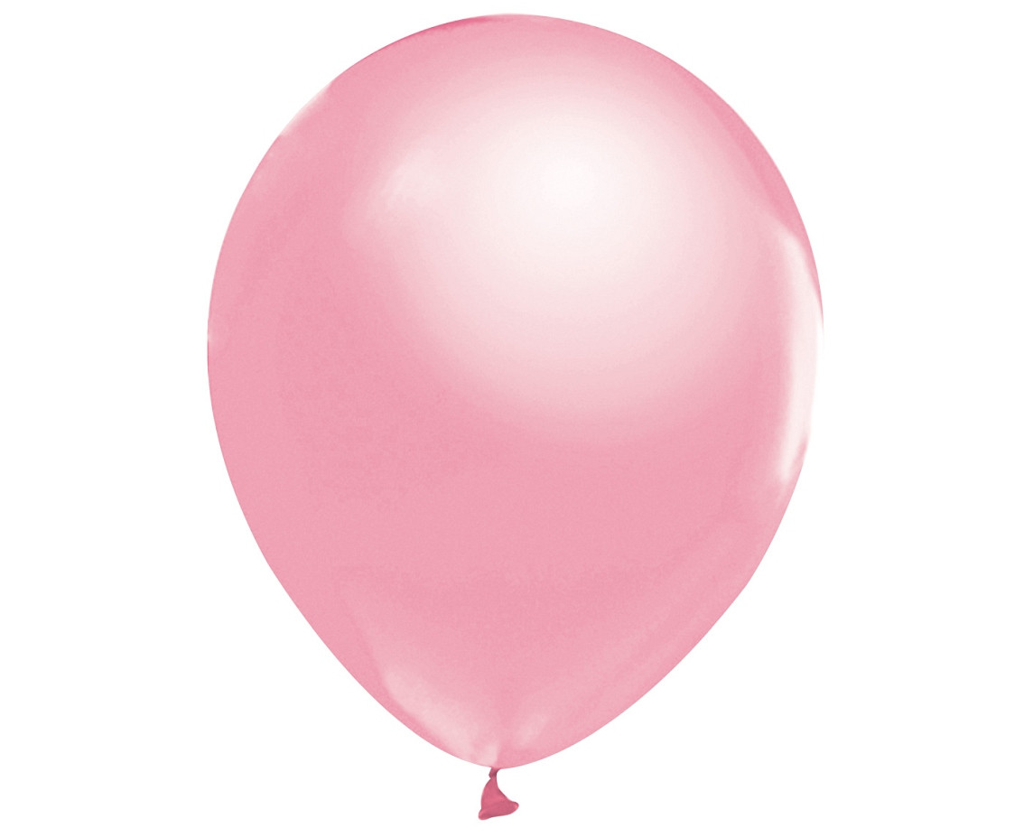 Balloons B&C 12", metallic pink, 50pcs