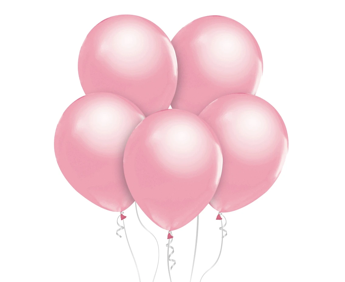 Balloons B&C 12", metallic pink, 50pcs