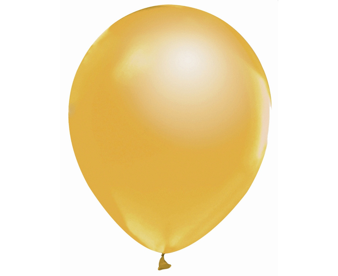 Balloons B&C 12", metallic gold, 50pcs