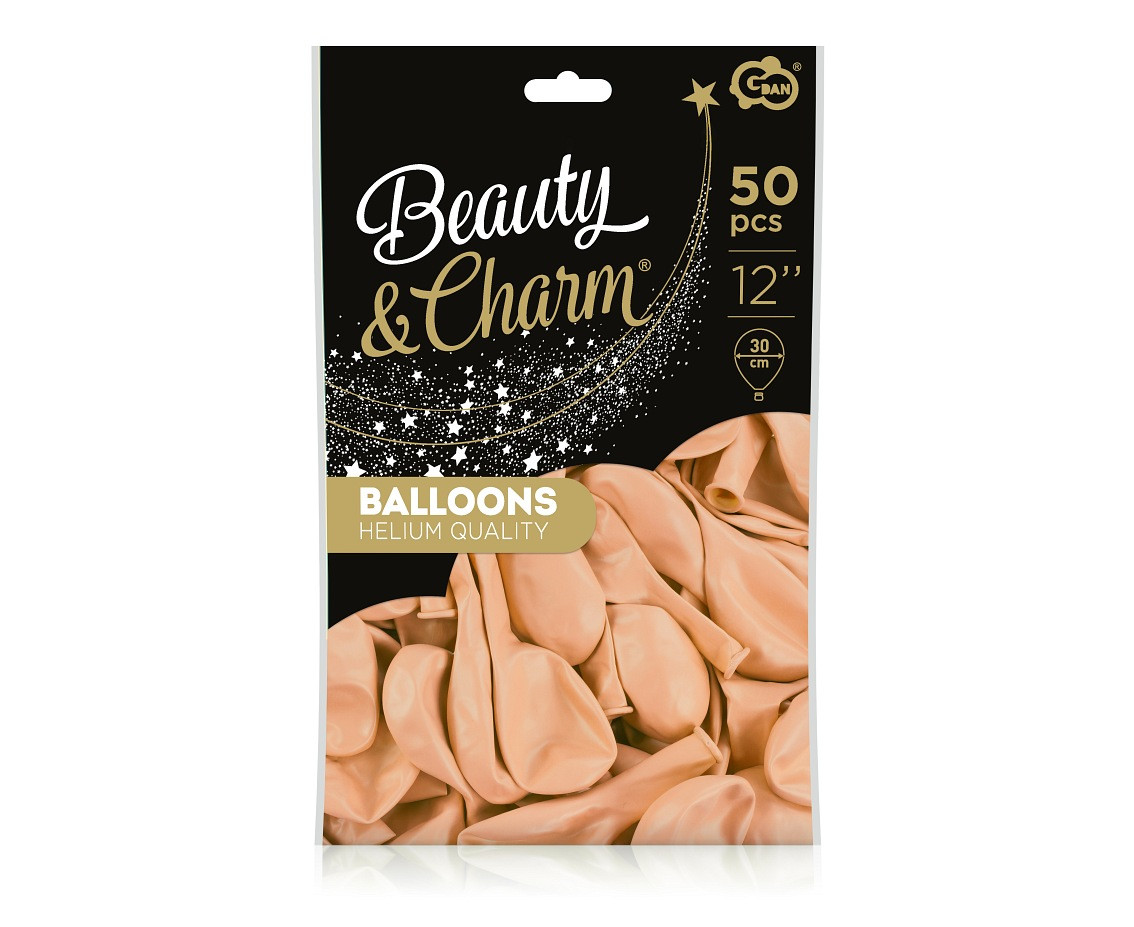 Balloons B&C 12", macaron salmon, 50pcs