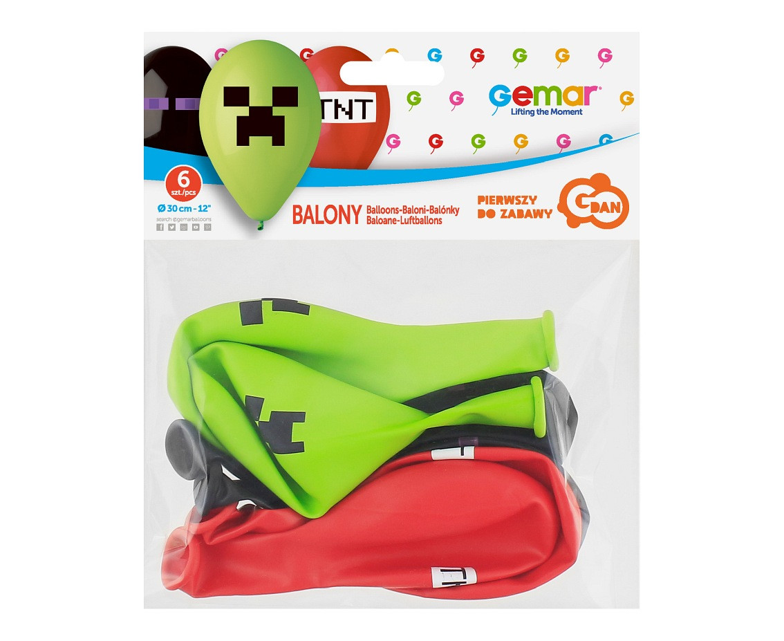 Balloons Gemar 5", building blocks, 6pcs