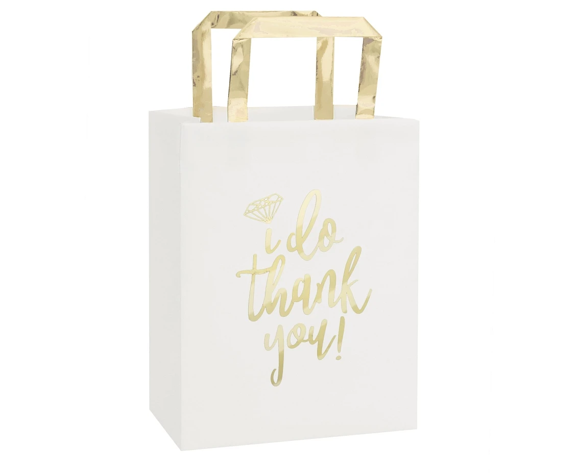 Party bags Bride to be - Thank you, rose gold, 4 pcs