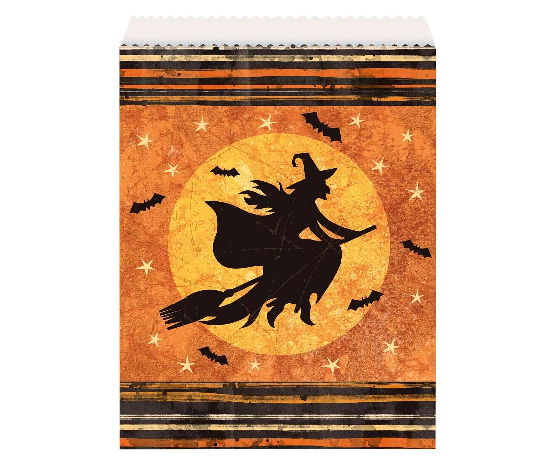 Paper bags for candies Full Moon - Halloween, 8 pcs