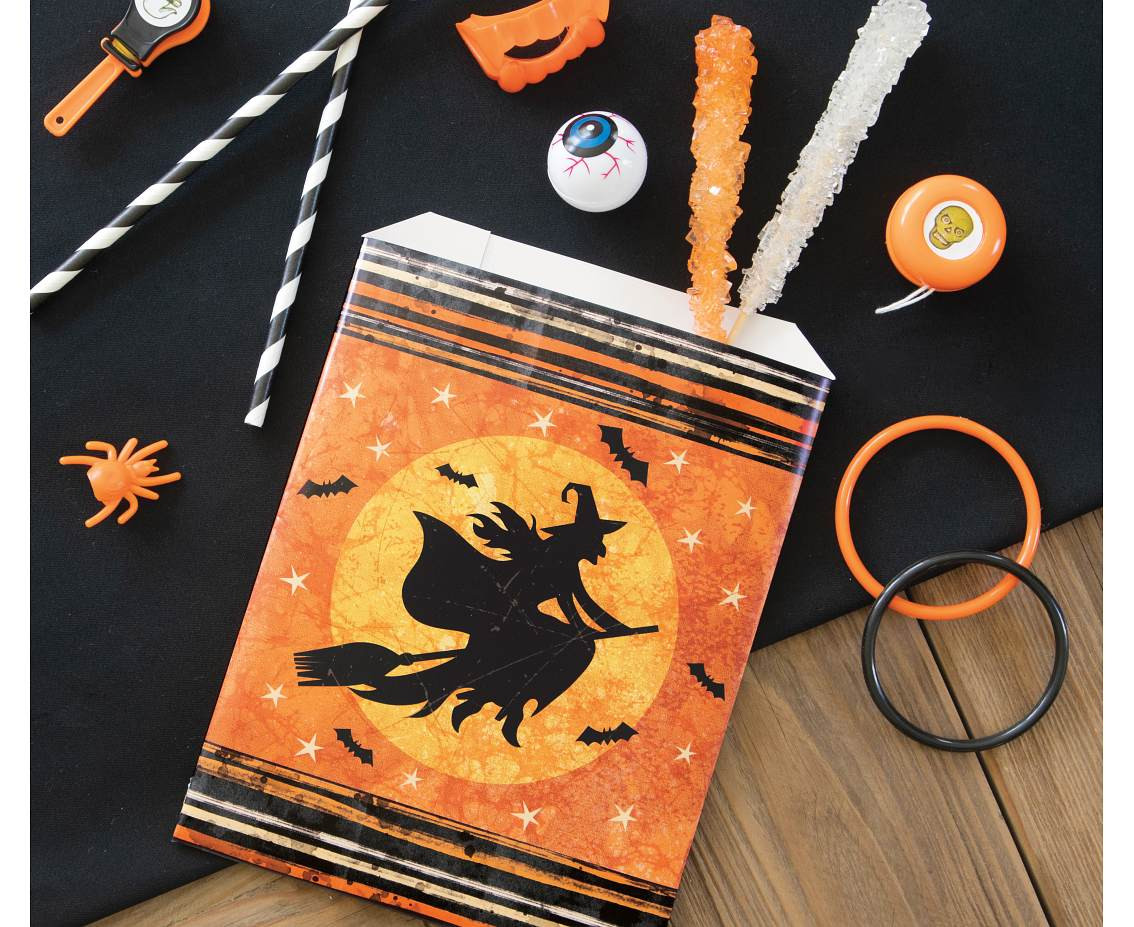 Paper bags for candies Full Moon - Halloween, 8 pcs