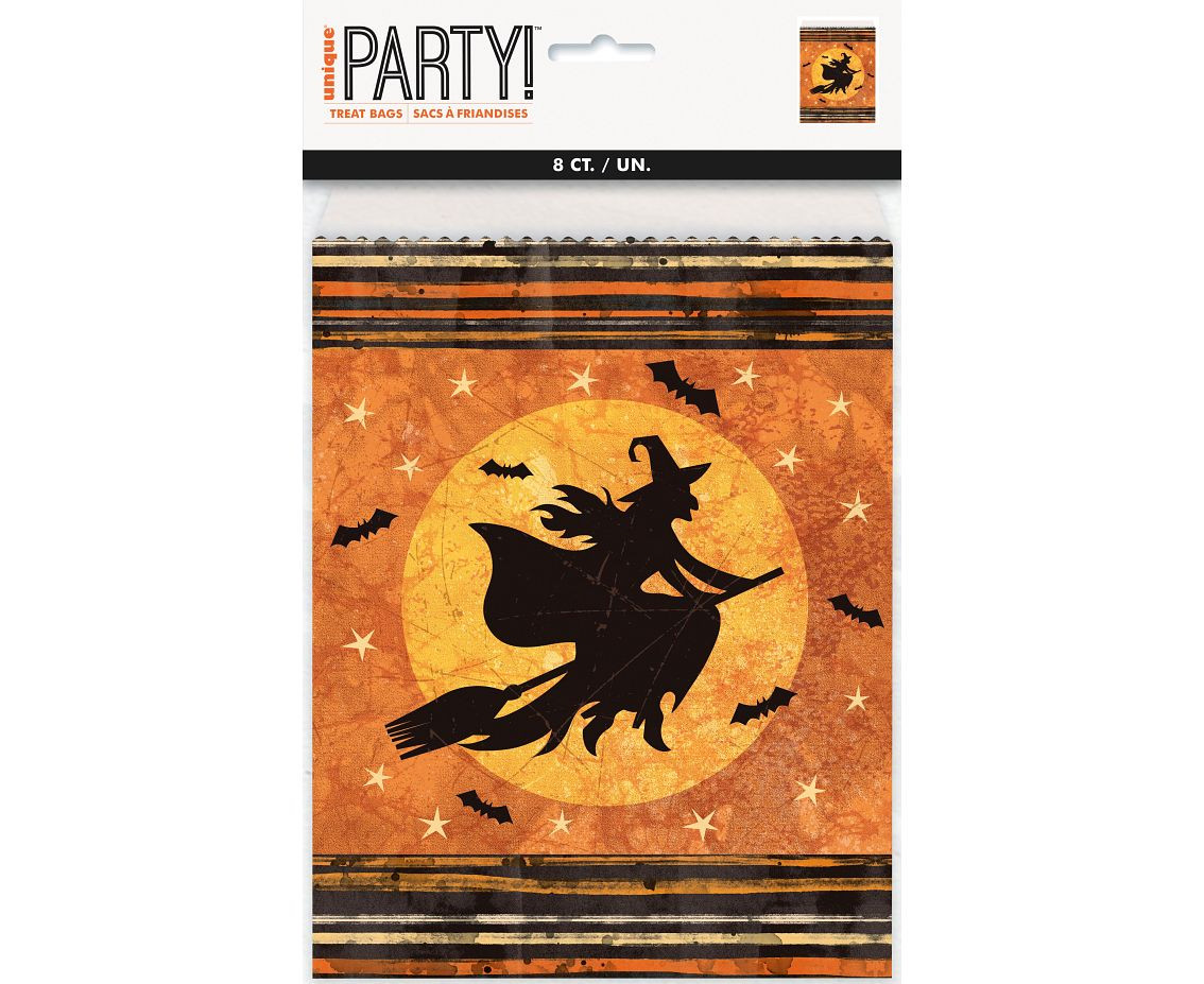 Paper bags for candies Full Moon - Halloween, 8 pcs